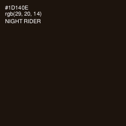 #1D140E - Night Rider Color Image